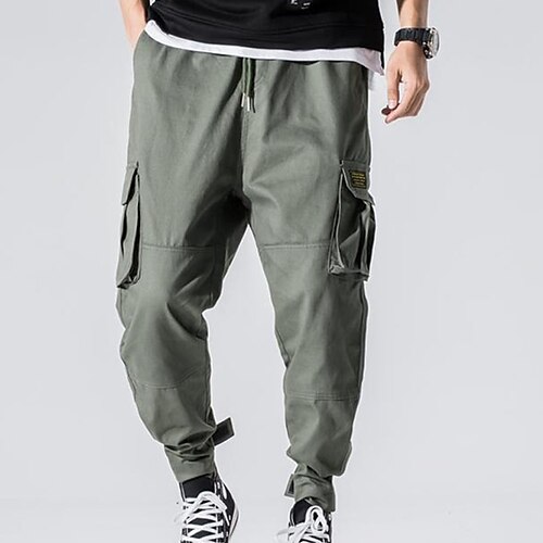Men's Cargo Pants Trousers Multi Pocket Solid Colored Daily Going out Streetwear Chic & Modern Casual Green Red Micro-elastic
Men's Cargo Pants Trousers Multi Pocket Solid Colored Daily Going out Streetwear Chic & Modern Casual Green Red Micro-elastic