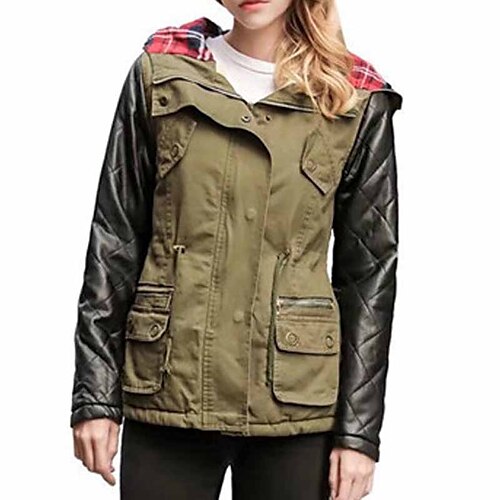 Women's Winter Jacket Winter Coat Parka Warm Breathable Outdoor Daily Wear Vacation Going out Pocket Zipper Hoodie Casual Modern Comfortable Street Style Plaid Regular Fit Outerwear Long Sleeve
Women's Winter Jacket Winter Coat Parka Warm Breathable Outdoor Daily Wear Vacation Going out Pocket Zipper Hoodie Casual Modern Comfortable Street Style Plaid Regular Fit Outerwear Long Sleeve