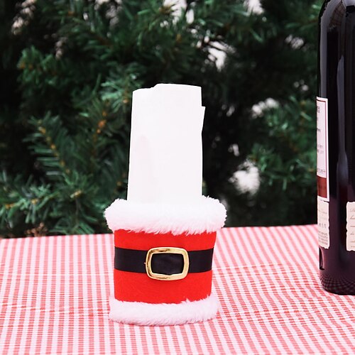 Christmas Decorations Christmas Belt Buckle Napkin Ring Christmas Belt Buckle Napkin Cover Creative Gift
Christmas Decorations Christmas Belt Buckle Napkin Ring Christmas Belt Buckle Napkin Cover Creative Gift
