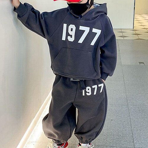 Kids Boys Hoodie Pants Clothing Set 2 Pieces Long Sleeve Khaki Gray Number Vacation Fashion Comfort 3-10 Years
Kids Boys Hoodie Pants Clothing Set 2 Pieces Long Sleeve Khaki Gray Number Vacation Fashion Comfort 3-10 Years