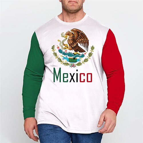 Men's Plus Size T shirt Tee Big and Tall Color Block Crew Neck Long Sleeve Spring Fall Basic Sports Designer Breathable Outdoor Street Tops
Men's Plus Size T shirt Tee Big and Tall Color Block Crew Neck Long Sleeve Spring Fall Basic Sports Designer Breathable Outdoor Street Tops