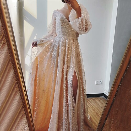 Women's Party Dress Swing Dress Long Dress Maxi Dress Champagne Long Sleeve Pure Color Split Winter Fall V Neck Stylish Elegant Fall Dress Slim 2022 S M L XL / Winter Dress
Women's Party Dress Swing Dress Long Dress Maxi Dress Champagne Long Sleeve Pure Color Split Winter Fall V Neck Stylish Elegant Fall Dress Slim 2022 S M L XL / Winter Dress