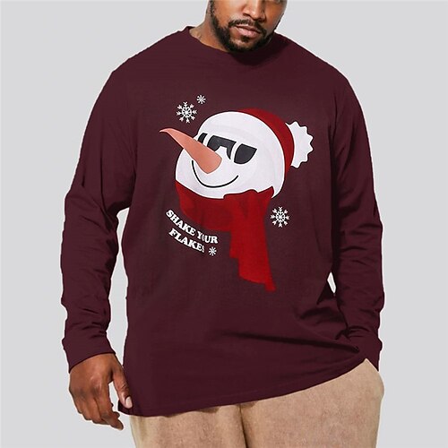 Men's Plus Size T shirt Tee Big and Tall Graphic Crew Neck Long Sleeve Spring & Fall Basic Fashion Streetwear Comfortable Casual Sports Tops
Men's Plus Size T shirt Tee Big and Tall Graphic Crew Neck Long Sleeve Spring & Fall Basic Fashion Streetwear Comfortable Casual Sports Tops