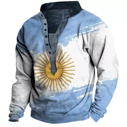 Men's Sweatshirt Pullover Blue Standing Collar Graphic Prints Print Casual Daily Sports 3D Print Streetwear Designer Casual Spring & Fall Clothing Apparel World Cup Hoodies Sweatshirts Long Sleeve
Men's Sweatshirt Pullover Blue Standing Collar Graphic Prints Print Casual Daily Sports 3D Print Streetwear Designer Casual Spring & Fall Clothing Apparel World Cup Hoodies Sweatshirts Long Sleeve