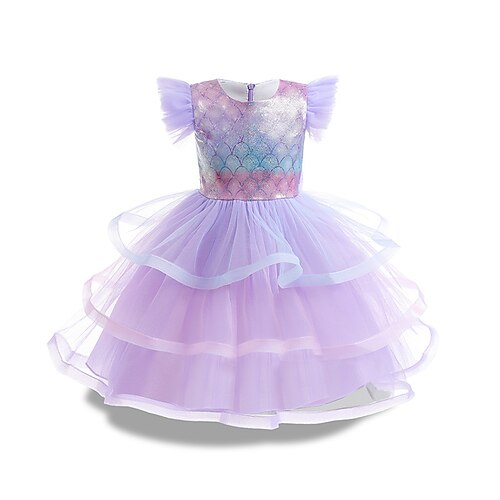 Kids Girls' Party Dress Mermaid Lace Performance Sequins Lace Sparkle Tulle Purple Maxi Sleeveless Princess Sweet Dresses Spring Summer Slim 3-10 Years
Kids Girls' Party Dress Mermaid Lace Performance Sequins Lace Sparkle Tulle Purple Maxi Sleeveless Princess Sweet Dresses Spring Summer Slim 3-10 Years