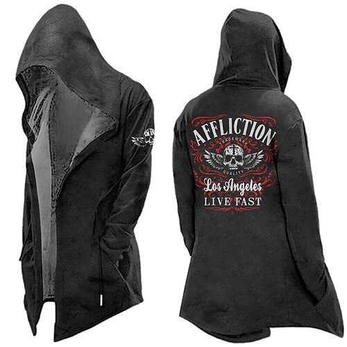 Men's Hoodie Jacket Black Hooded Graphic Skull Print Sports Outdoor Daily Holiday 3D Print Basic Streetwear Casual Fall Winter Clothing Apparel Hoodies Sweatshirts Long Sleeve
Men's Hoodie Jacket Black Hooded Graphic Skull Print Sports Outdoor Daily Holiday 3D Print Basic Streetwear Casual Fall Winter Clothing Apparel Hoodies Sweatshirts Long Sleeve