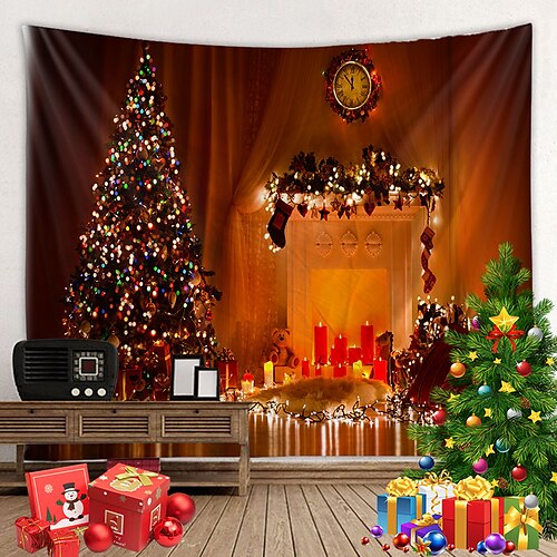 Christmas Tree Wall Tapestry Art Decor Blanket Curtain Hanging Home Bedroom Living Room Decoration Polyester
Christmas Tree Wall Tapestry Art Decor Blanket Curtain Hanging Home Bedroom Living Room Decoration Polyester