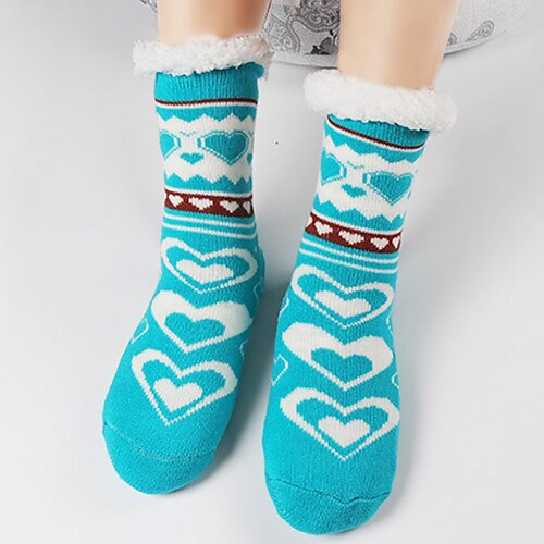Women's 1 Pair Socks Slipper Socks Fashion Comfort Heart Christmas Ultra Warm Fall Winter Light Blue Purple Pink
Women's 1 Pair Socks Slipper Socks Fashion Comfort Heart Christmas Ultra Warm Fall Winter Light Blue Purple Pink