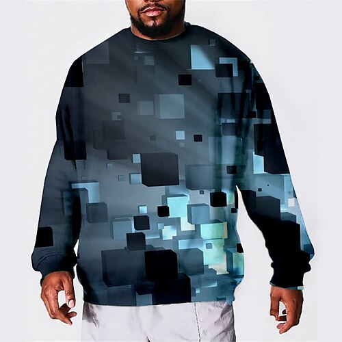 Men's Plus Size Pullover Sweatshirt Big and Tall Graphic Crew Neck Long Sleeve Spring & Fall Basic Fashion Streetwear Comfortable Casual Sports Tops
Men's Plus Size Pullover Sweatshirt Big and Tall Graphic Crew Neck Long Sleeve Spring & Fall Basic Fashion Streetwear Comfortable Casual Sports Tops
