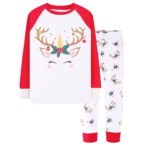 Kids Girls' Ugly Christmas Animal Crewneck Pants Suit Set Long Sleeve Cute Casual 7-13 Years Winter Red White / Fall
Kids Girls' Ugly Christmas Animal Crewneck Pants Suit Set Long Sleeve Cute Casual 7-13 Years Winter Red White / Fall