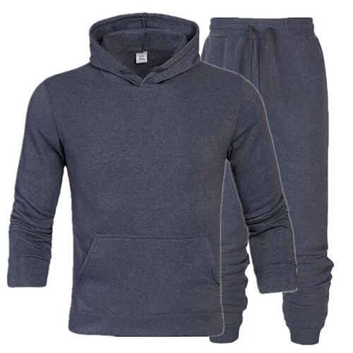 Men's Tracksuit Sweatsuit Black And White Dark Gray Navy Blue Beige White Hooded Solid Color Drawstring 2 Piece Sports Outdoor Daily Sports Basic Casual Big and Tall Fall Spring Clothing Apparel
Men's Tracksuit Sweatsuit Black And White Dark Gray Navy Blue Beige White Hooded Solid Color Drawstring 2 Piece Sports Outdoor Daily Sports Basic Casual Big and Tall Fall Spring Clothing Apparel