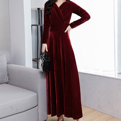 hochzeitsgastkleid damen samtkleid rot midikleid lila wein königsblau schwarz langarm reine farbe gerafft winter herbst v-ausschnitt modern herbstkleid 2023 m l xl xxl 3xl winterkleid
hochzeitsgastkleid damen samtkleid rot midikleid lila wein königsblau schwarz langarm reine farbe gerafft winter herbst v-ausschnitt modern herbstkleid 2023 m l xl xxl 3xl winterkleid