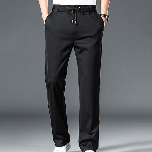 Men's Trousers Casual Pants Pocket Drawstring Elastic Waist Solid Colored Comfort Breathable Business Daily Fashion Casual Light gray Dark Gray Micro-elastic
Men's Trousers Casual Pants Pocket Drawstring Elastic Waist Solid Colored Comfort Breathable Business Daily Fashion Casual Light gray Dark Gray Micro-elastic