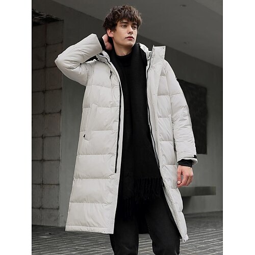 Men's Down Jacket Thermal Warm Windproof Casual Daily Solid Color Outerwear Clothing Apparel Stylish Chic & Modern Black White
Men's Down Jacket Thermal Warm Windproof Casual Daily Solid Color Outerwear Clothing Apparel Stylish Chic & Modern Black White
