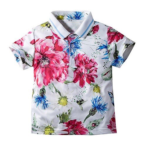 Toddler Boys Shirt Tee Floral Long Sleeve Children Top Outdoor Adorable Daily Winter Fall White 3-7 Years
Toddler Boys Shirt Tee Floral Long Sleeve Children Top Outdoor Adorable Daily Winter Fall White 3-7 Years
