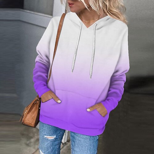 Women's Sweatshirt Pullover Active Front Pocket Green Purple Pink Graphic Street Hoodie Long Sleeve S M L XL 2XL 3XL
Women's Sweatshirt Pullover Active Front Pocket Green Purple Pink Graphic Street Hoodie Long Sleeve S M L XL 2XL 3XL