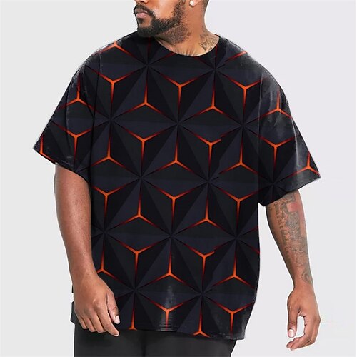 Men's Plus Size T shirt Tee Big and Tall Graphic Crew Neck Short Sleeve Spring & Summer Basic Fashion Streetwear Comfortable Casual Sports Tops
Men's Plus Size T shirt Tee Big and Tall Graphic Crew Neck Short Sleeve Spring & Summer Basic Fashion Streetwear Comfortable Casual Sports Tops