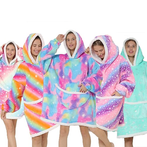 Ovesized Wearable Blanket Hoodie, Sherpa Fleece Blanket for Women Men Flannel Sherpa Soft Warm Cozy Blanket Jacket Sweater Gift for Adult Teens One Size
Ovesized Wearable Blanket Hoodie, Sherpa Fleece Blanket for Women Men Flannel Sherpa Soft Warm Cozy Blanket Jacket Sweater Gift for Adult Teens One Size