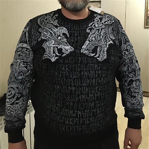 Herre Plusstørrelser T-shirt Stor og høj Grafisk Rund hals Langærmet Forår & Vinter Basale Mode Gade Bekvem Afslappet Sport Toppe
Herre Plusstørrelser T-shirt Stor og høj Grafisk Rund hals Langærmet Forår & Vinter Basale Mode Gade Bekvem Afslappet Sport Toppe