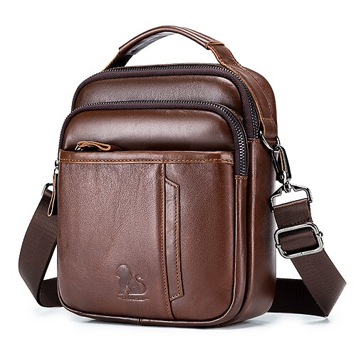 Men's Unisex Leather Bags Crossbody Bag Top Handle Bag Handbag Cowhide Solid Color Vintage Daily Dark Brown Black
Men's Unisex Leather Bags Crossbody Bag Top Handle Bag Handbag Cowhide Solid Color Vintage Daily Dark Brown Black