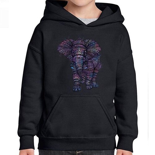 Kids Boys Hoodie Pullover Animal Elephant Long Sleeve Pocket Children Top Outdoor Hoodie Vintage Cool Black Winter 7-13 Years / Fall
Kids Boys Hoodie Pullover Animal Elephant Long Sleeve Pocket Children Top Outdoor Hoodie Vintage Cool Black Winter 7-13 Years / Fall