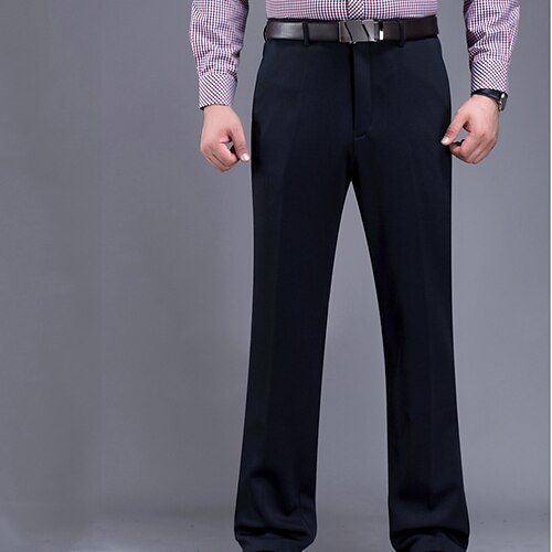 Men's Sherpa Dress Pants Winter Pants Trousers Pocket Straight Leg Solid Colored Warm Soft Office Business Chic & Modern Casual Deep Blue Grey Micro-elastic / Spring
Men's Sherpa Dress Pants Winter Pants Trousers Pocket Straight Leg Solid Colored Warm Soft Office Business Chic & Modern Casual Deep Blue Grey Micro-elastic / Spring