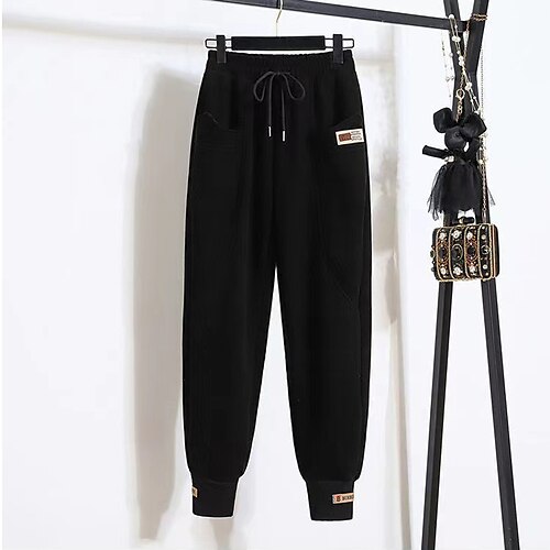 Women's Plus Size Winter Loungewear Bottom Nighty Pure Color Fashion Sport Comfort Home Street Airport Fleece Warm Long Pant Pant Pocket Elastic Waist Spring Fall Light gray Dark Gray
Women's Plus Size Winter Loungewear Bottom Nighty Pure Color Fashion Sport Comfort Home Street Airport Fleece Warm Long Pant Pant Pocket Elastic Waist Spring Fall Light gray Dark Gray