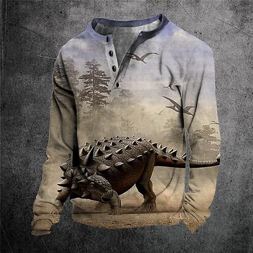 Kids Boys Sweatshirt Pullover Animal Dinosaur Long Sleeve Button Children Top Casual Sweatshirt Cool Green Gray Winter 7-13 Years / Fall
Kids Boys Sweatshirt Pullover Animal Dinosaur Long Sleeve Button Children Top Casual Sweatshirt Cool Green Gray Winter 7-13 Years / Fall