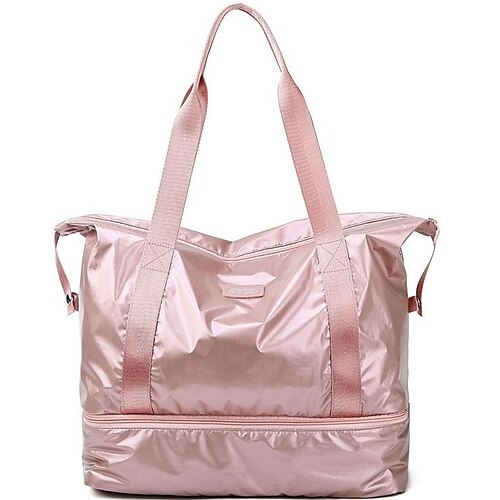 Herre Dame Unisex Duffle Bag polyester Daglig Ut på byen Helfarge Metallisk Stor svart Stor rosa Stort sølv
Herre Dame Unisex Duffle Bag polyester Daglig Ut på byen Helfarge Metallisk Stor svart Stor rosa Stort sølv