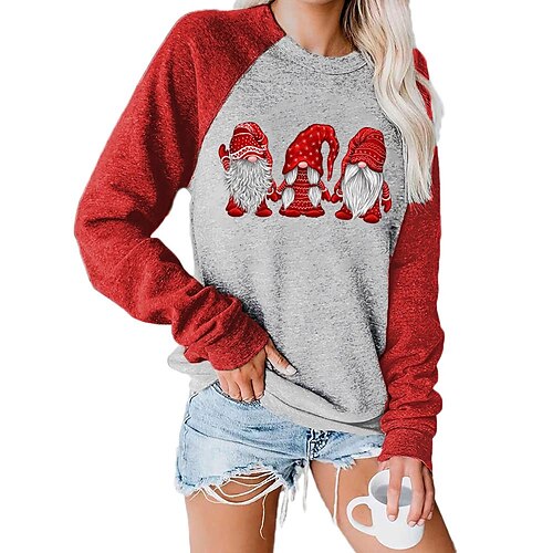 Women's Sweatshirt Pullover Basic Green Wine Red Graphic Christmas Round Neck Long Sleeve Cotton S M L XL 2XL
Women's Sweatshirt Pullover Basic Green Wine Red Graphic Christmas Round Neck Long Sleeve Cotton S M L XL 2XL