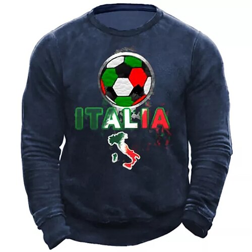 Men's Sweatshirt Pullover Navy Blue Black Crew Neck Football Graphic Prints Print Daily Sports Holiday 3D Print Basic Streetwear Designer Spring Fall Clothing Apparel World Cup Hoodies Sweatshirts
Men's Sweatshirt Pullover Navy Blue Black Crew Neck Football Graphic Prints Print Daily Sports Holiday 3D Print Basic Streetwear Designer Spring Fall Clothing Apparel World Cup Hoodies Sweatshirts