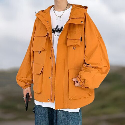 Men's Hoodie Jacket Hiking Jacket Hiking Windbreaker Gorpcore Urban Outdoor Thermal Warm Windproof Breathable Lightweight Outerwear Trench Coat Top Hunting Fishing Climbing Yellow khaki Dark Blue
Men's Hoodie Jacket Hiking Jacket Hiking Windbreaker Gorpcore Urban Outdoor Thermal Warm Windproof Breathable Lightweight Outerwear Trench Coat Top Hunting Fishing Climbing Yellow khaki Dark Blue