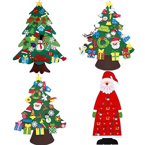 Children's Christmas Decorations Felt Christmas Tree Diy Pendant Snowman Calendar Storage Bag
Children's Christmas Decorations Felt Christmas Tree Diy Pendant Snowman Calendar Storage Bag