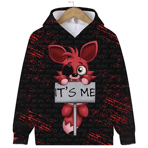 Kids Boys Hoodie Pullover Graphic Fox Long Sleeve Pocket Children Top Outdoor Hoodie Active Cute Red Winter 7-13 Years / Fall / Spring
Kids Boys Hoodie Pullover Graphic Fox Long Sleeve Pocket Children Top Outdoor Hoodie Active Cute Red Winter 7-13 Years / Fall / Spring