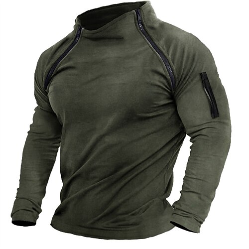 Men's Sweatshirt Pullover Green Standing Collar Solid Color Going out Vintage Streetwear Casual Winter Fall & Winter Clothing Apparel Hoodies Sweatshirts Long Sleeve
Men's Sweatshirt Pullover Green Standing Collar Solid Color Going out Vintage Streetwear Casual Winter Fall & Winter Clothing Apparel Hoodies Sweatshirts Long Sleeve