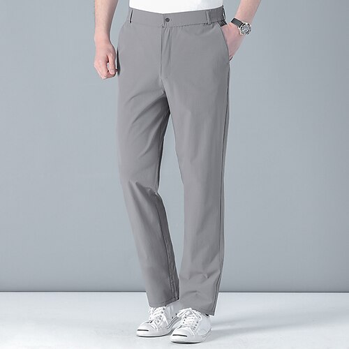 Men's Trousers Casual Pants Pocket Solid Colored Comfort Business Daily Going out Streetwear Chic & Modern Green Black High Waist Micro-elastic
Men's Trousers Casual Pants Pocket Solid Colored Comfort Business Daily Going out Streetwear Chic & Modern Green Black High Waist Micro-elastic