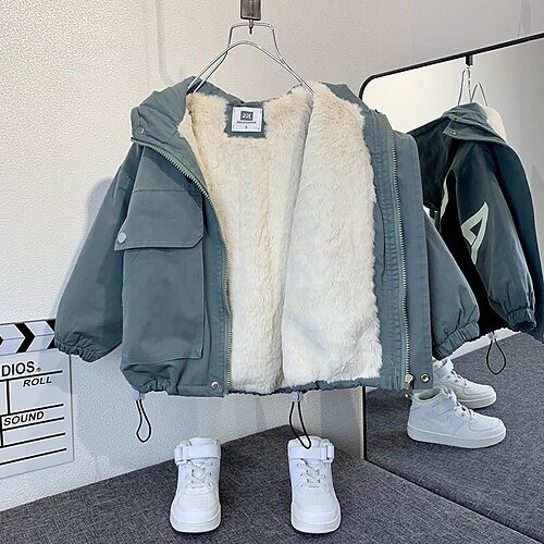 Toddler Boys Parka Outerwear Solid Color Long Sleeve Coat Outdoor Cool Daily Green khaki Winter Fall 7-13 Years
Toddler Boys Parka Outerwear Solid Color Long Sleeve Coat Outdoor Cool Daily Green khaki Winter Fall 7-13 Years