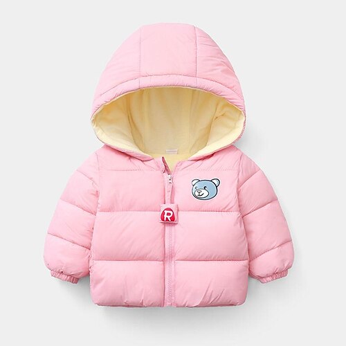 Toddler Girls' Down Coat Bear Fashion Outdoor Cotton Coat Outerwear 3-7 Years Winter Green Black Pink
Toddler Girls' Down Coat Bear Fashion Outdoor Cotton Coat Outerwear 3-7 Years Winter Green Black Pink