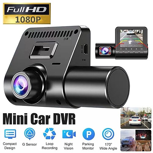 Car DVR 3 Cameras Full HD 1080P Dual Lens Car DVR Camera 2.4 inch LCD Screen with 170 Degree Rear View
Car DVR 3 Cameras Full HD 1080P Dual Lens Car DVR Camera 2.4 inch LCD Screen with 170 Degree Rear View
