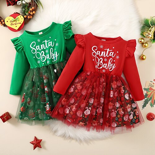 Kids Girls' Ugly Christmas Dress Santa Claus Christmas Tree A Line Dress Christmas Gifts Green Wine Red Above Knee Long Sleeve Active Fashion Dresses Christmas Winter Fall Regular Fit 3-7 Years
Kids Girls' Ugly Christmas Dress Santa Claus Christmas Tree A Line Dress Christmas Gifts Green Wine Red Above Knee Long Sleeve Active Fashion Dresses Christmas Winter Fall Regular Fit 3-7 Years