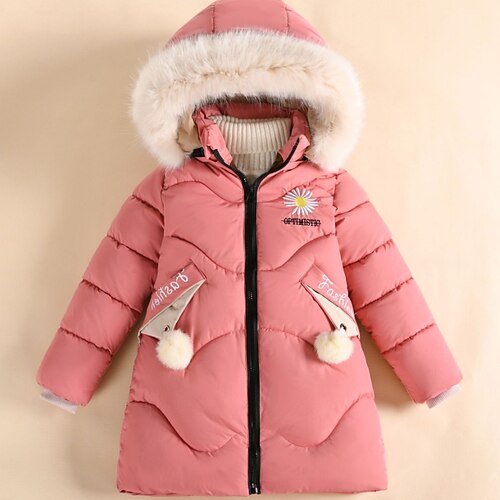 Kids Girls' Down Coat Floral Active School Cotton Coat Outerwear 4-12 Years Winter Black Pink Red / Fall
Kids Girls' Down Coat Floral Active School Cotton Coat Outerwear 4-12 Years Winter Black Pink Red / Fall