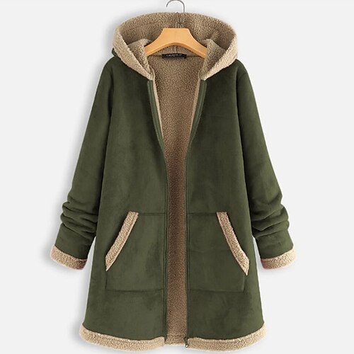 Women's Plus Size Winter Jacket Fleece Jacket Pocket Print Animal Cat Outdoor Causal Long Sleeve Hooded Regular Winter Fall Light Army Green Wine L XL XXL 3XL 4XL
Women's Plus Size Winter Jacket Fleece Jacket Pocket Print Animal Cat Outdoor Causal Long Sleeve Hooded Regular Winter Fall Light Army Green Wine L XL XXL 3XL 4XL