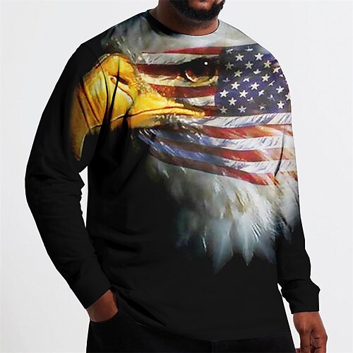 Men's Plus Size T shirt Tee Big and Tall Graphic Crew Neck Long Sleeve Spring & Fall Basic Fashion Streetwear Comfortable Casual Sports Tops
Men's Plus Size T shirt Tee Big and Tall Graphic Crew Neck Long Sleeve Spring & Fall Basic Fashion Streetwear Comfortable Casual Sports Tops