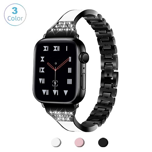 1PC Smart Watch Band Compatible with Apple iWatch Apple Watch Ultra 49mm Series 8/7/6/5/4/3/2/1 / SE Metal Band for iWatch Smartwatch Strap Wristband Alloy Adjustable Rugged Shockproof
1PC Smart Watch Band Compatible with Apple iWatch Apple Watch Ultra 49mm Series 8/7/6/5/4/3/2/1 / SE Metal Band for iWatch Smartwatch Strap Wristband Alloy Adjustable Rugged Shockproof