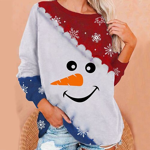 Women's Sweatshirt Pullover Streetwear White Graphic Christmas Round Neck Long Sleeve S M L XL 2XL 3XL
Women's Sweatshirt Pullover Streetwear White Graphic Christmas Round Neck Long Sleeve S M L XL 2XL 3XL