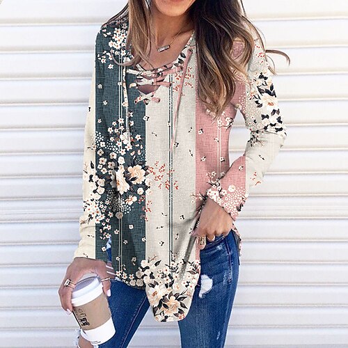 Women's Sweatshirt Pullover Streetwear Pink Floral Street V Neck Long Sleeve S M L XL 2XL
Women's Sweatshirt Pullover Streetwear Pink Floral Street V Neck Long Sleeve S M L XL 2XL