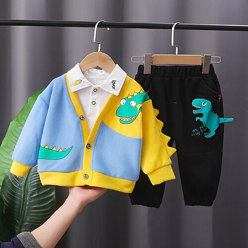 3 Pieces Toddler Boys Sweatshirt & Pants Outfit Cartoon Long Sleeve Set Outdoor Adorable Daily Winter Fall 3-7 Years Light Blue Red
3 Pieces Toddler Boys Sweatshirt & Pants Outfit Cartoon Long Sleeve Set Outdoor Adorable Daily Winter Fall 3-7 Years Light Blue Red