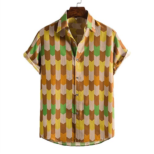 Men's Summer Hawaiian Shirt Striped Graphic Prints Turndown Blue Red Brown Outdoor Daily Short Sleeve Button-Down Clothing Apparel Streetwear Designer Simple Casual
Men's Summer Hawaiian Shirt Striped Graphic Prints Turndown Blue Red Brown Outdoor Daily Short Sleeve Button-Down Clothing Apparel Streetwear Designer Simple Casual
