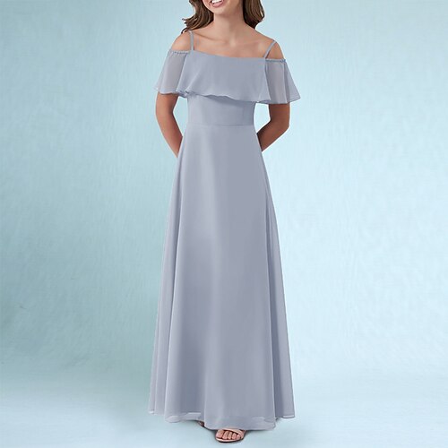 Linea-A Lungo Senza spalline Chiffon Junior abiti da damigella d'onore e abiti Con Con balze Blu Abito da ospite per bambini 4-16 anni
Linea-A Lungo Senza spalline Chiffon Junior abiti da damigella d'onore e abiti Con Con balze Blu Abito da ospite per bambini 4-16 anni
