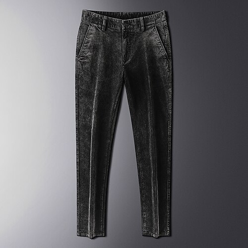 Men's Corduroy Pants Casual Pants Zipper Straight Leg Solid Color Breathable Soft Full Length Business Going out Retro Vintage Classic Black Green Wine Micro-elastic
Men's Corduroy Pants Casual Pants Zipper Straight Leg Solid Color Breathable Soft Full Length Business Going out Retro Vintage Classic Black Green Wine Micro-elastic